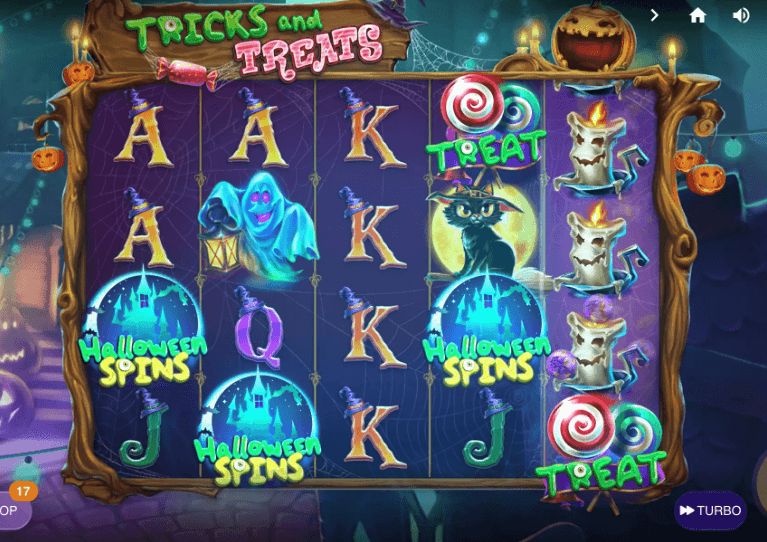 partida de tricks and treats tragamonedas de red tiger