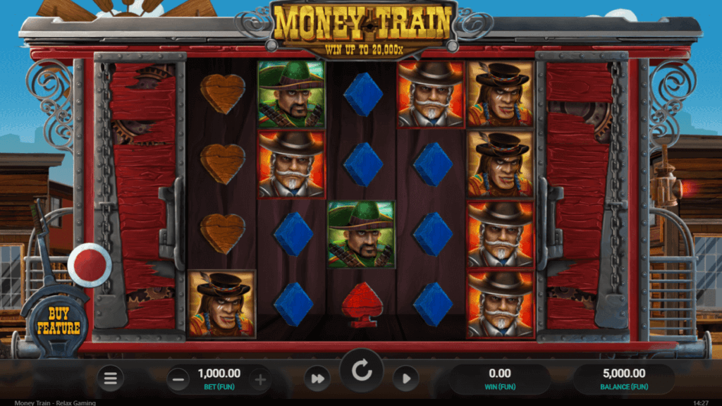 partida tragamonedas money train