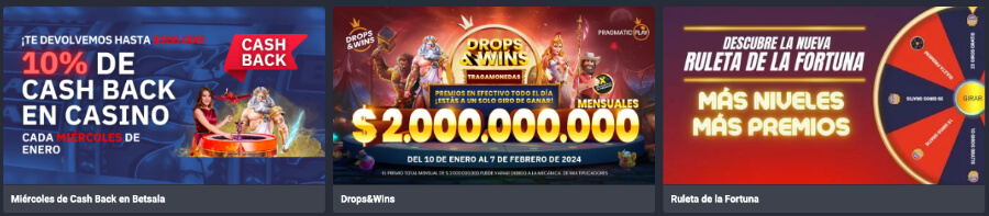 Ofertas y promociones Betsala casino