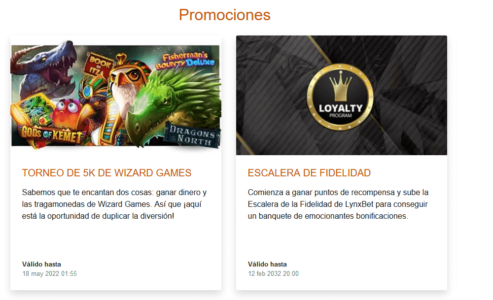 promociones de lynxbet casino chile