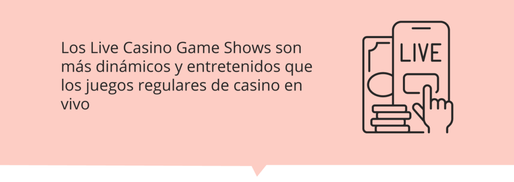 los live casino game shows son la mejor forma de jugar al casino en vivo