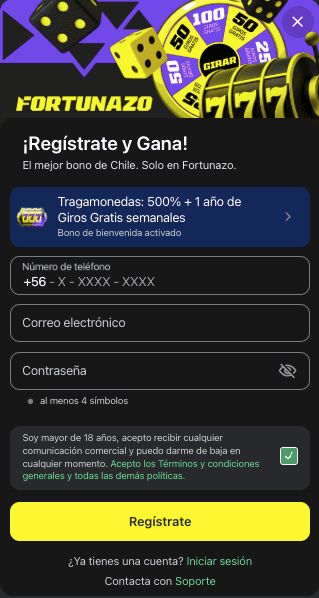 registro de cuenta en parimatch