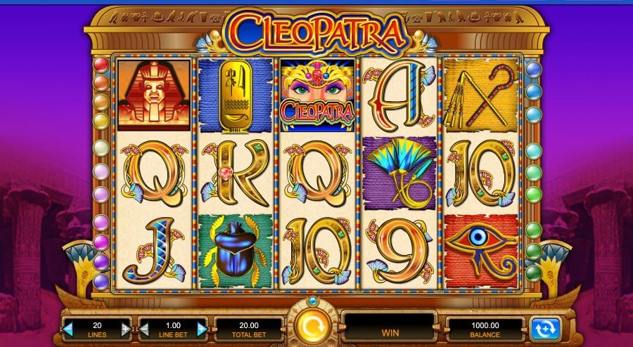 Cleopatra tragamonedas online simbolos