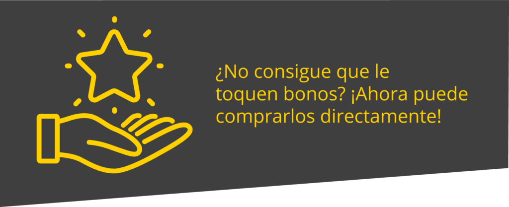 comprar bonos es la forma mas rapida de ganar grandes premios