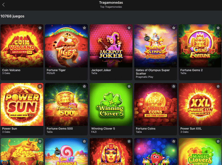 tragamonedas que ouedes jugar en parimatch