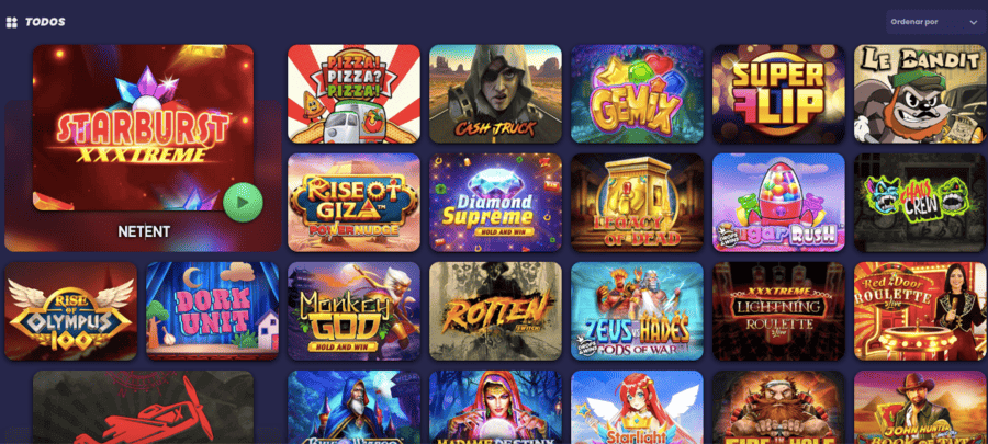 tragamonedas disponibles en Respin