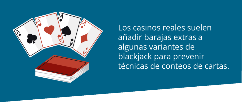 tipos de blackjack conteo de cartas