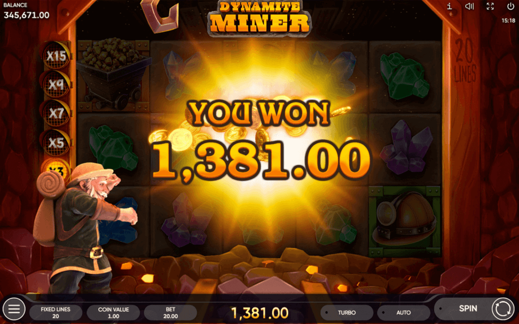 victoria en dynamite miner de endorphina